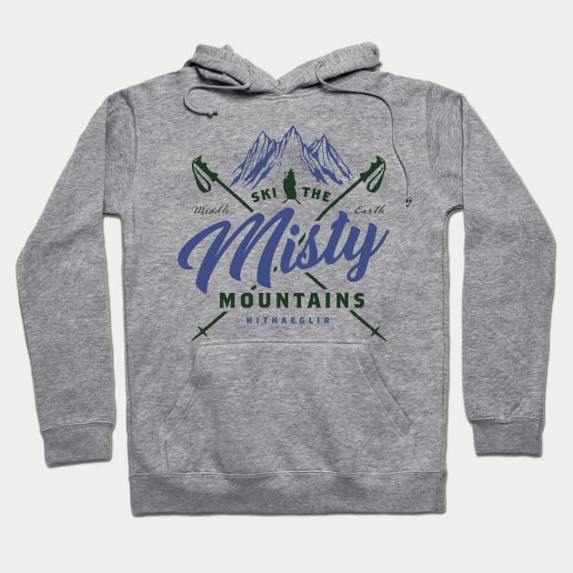 Misty Mountains Hoodie by MindsparkCreative